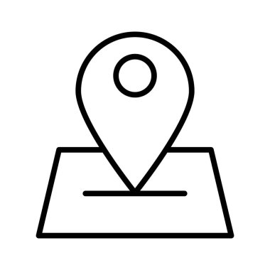 Hedef satır simgesi vektör illüstrasyon grafik tasarımı