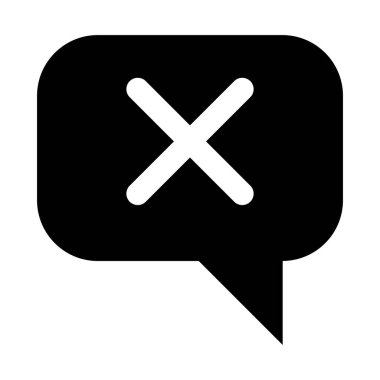 Sohbet hatası ikon vektör illüstrasyon grafik tasarımı