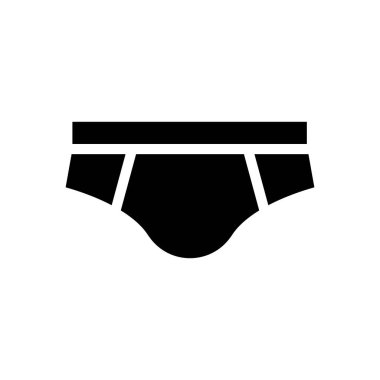 İç çamaşırı simgesi vektör illüstrasyon grafik tasarımı