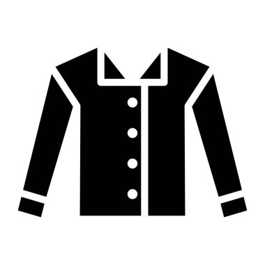 Gömlek simgesi vektör illüstrasyon grafik tasarımı