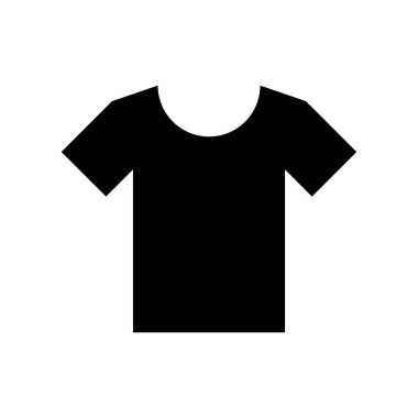 T-shirt simgesi vektör illüstrasyon grafik tasarımı
