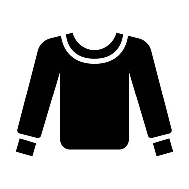 Süveter simgesi vektör illüstrasyon grafik tasarımı