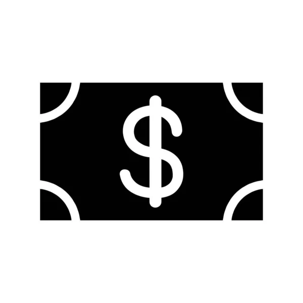 Geld Pictogram Vector Illustratie Grafisch Ontwerp — Stockvector