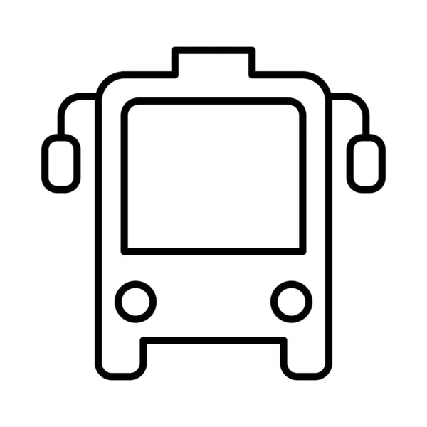 Buslinie Symbol Vektor Illustration Grafik Design — Stockvektor