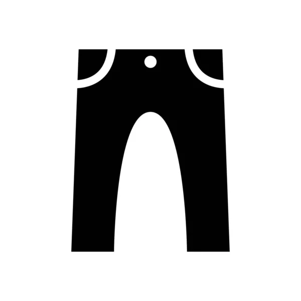 Illustration Vectorielle Icône Pantalon Graphisme — Image vectorielle