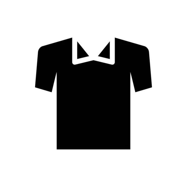 Camisa Pólo Ícone Vetor Ilustração Design Gráfico —  Vetores de Stock
