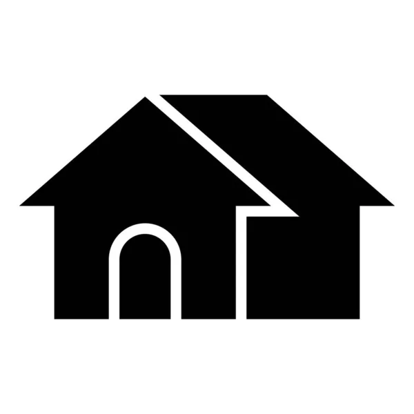 Иконка Дома Векторная Графический Дизайн — стоковый вектор
