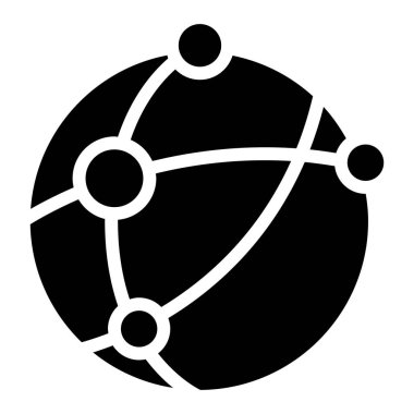 İnternet bağlantısı simgesi vektör illüstrasyon grafik tasarımı
