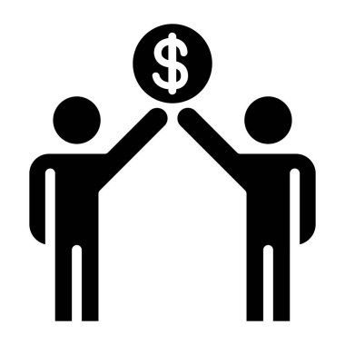 Kripto para birimi simgesi vektör illüstrasyon grafik tasarımı