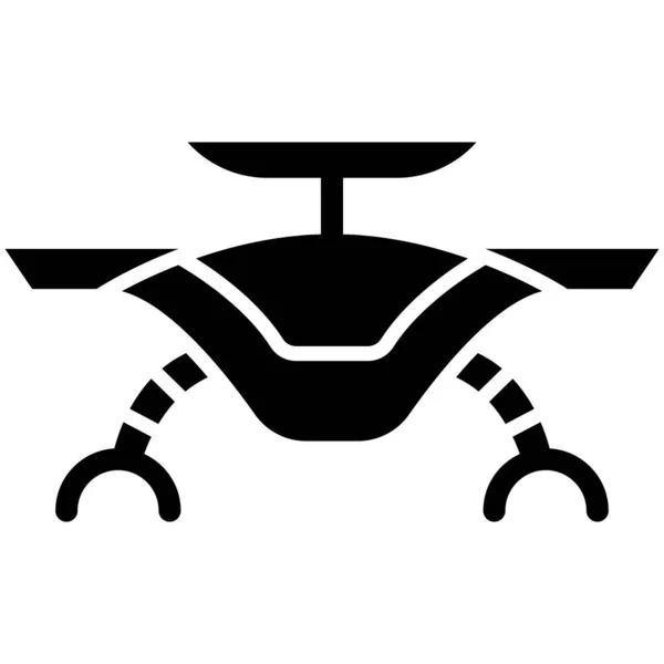 Drone Icono Vector Ilustración Diseño Gráfico — Vector de stock