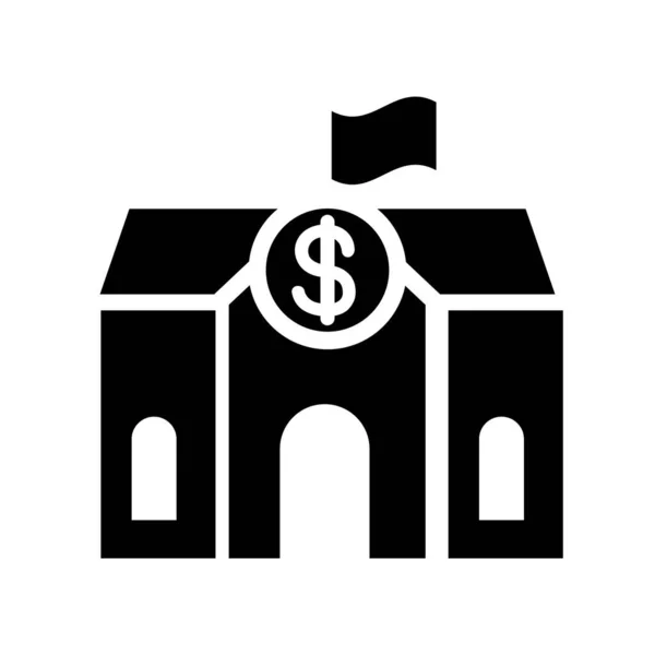 Bank Icon Vector Illustration Graphic Design — Stock Vector