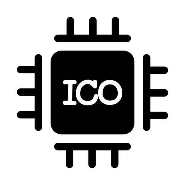 Ico Icône Vectoriel Illustration Graphisme — Image vectorielle