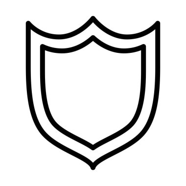 İnce çizgi stye sigorta simgesi