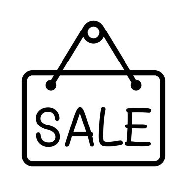 İnce çizgili tabela simgesi