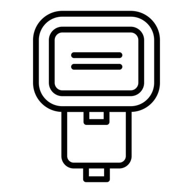 İnce çizgi stye flaş simgesi