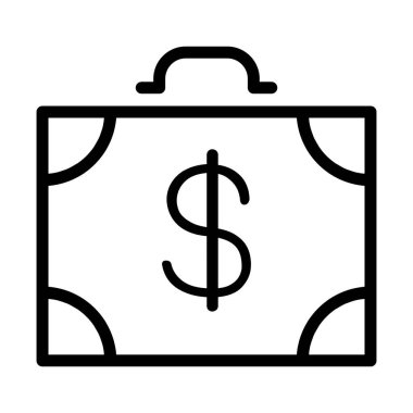 İnce çizgi stye yatırım simgesi