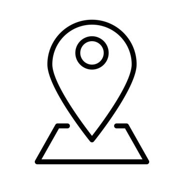 İnce çizgi stye haritası simgesi