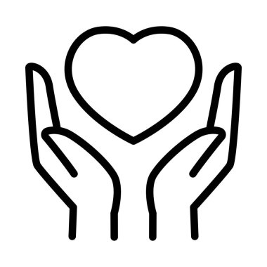 İnce çizgide aşk çizgisi simgesi