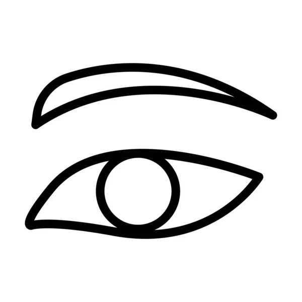 Иконка Зрителя Тонкой Линии — стоковый вектор