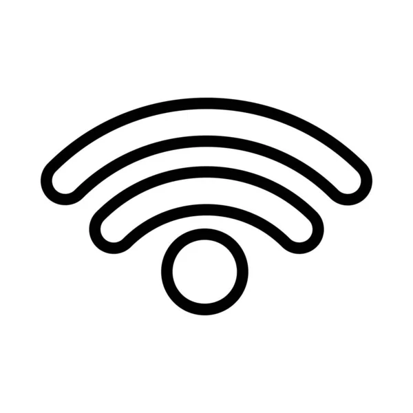 Wifi Εικονίδιο Λεπτή Γραμμή Stye — Διανυσματικό Αρχείο