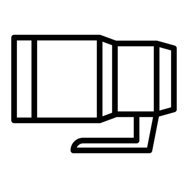 Ікона Лінзи Тонкому Стилі — стоковий вектор