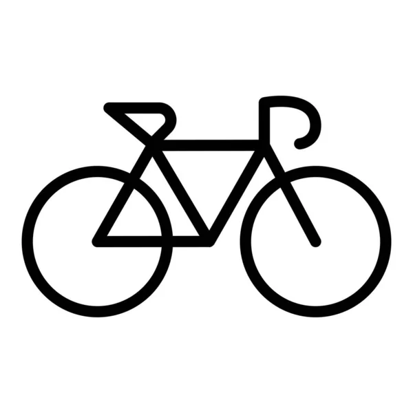 가느다란 자전거타기 아이콘 — 스톡 벡터