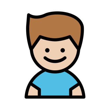 Erkek renk çizgisi simgesi