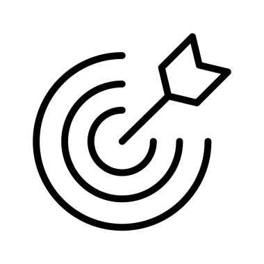 İnce çizgi biçiminde hedef simgesi