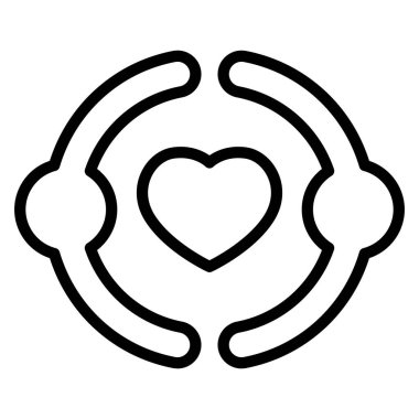 İnce çizgi biçiminde hayırseverlik simgesi