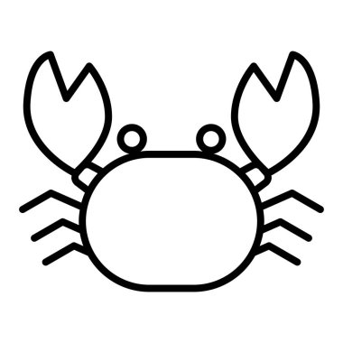 İnce çizgi biçiminde yengeç simgesi