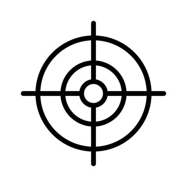 İnce çizgi biçiminde hedef simgesi