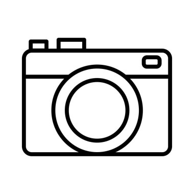 İnce çizgi biçiminde kamera simgesi