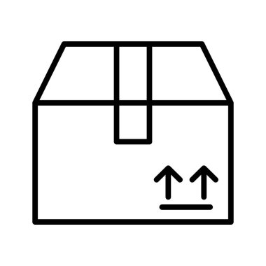 İnce çizgi biçiminde paket simgesi