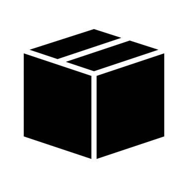 Düz simge biçiminde paket simgesi