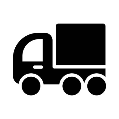 Düz simge biçiminde kamyon simgesi