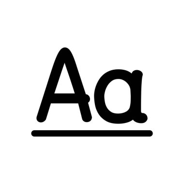 Düz simge biçiminde dil simgesi