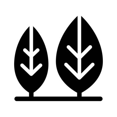 Düz simge biçiminde park simgesi