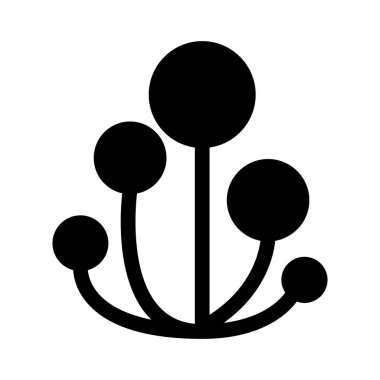 Düz simge biçiminde bitkisel simge