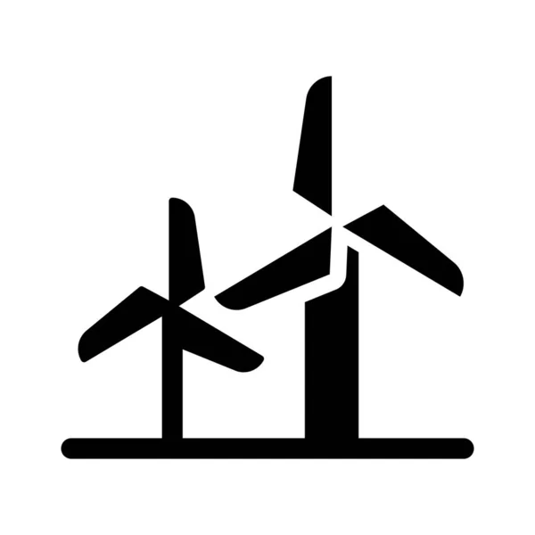 stock vector Wind Energy icon in flat icon style