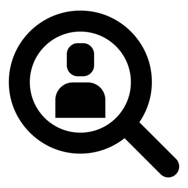 İşe alma simgesi vektör illüstrasyon grafik tasarımı