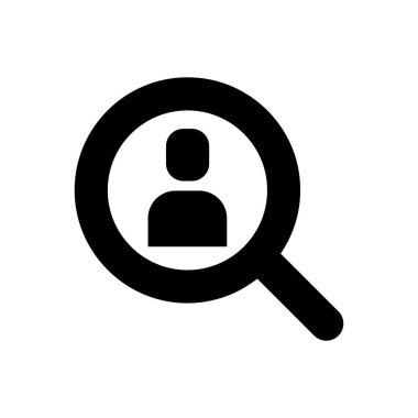 İşe alma simgesi vektör illüstrasyon grafik tasarımı