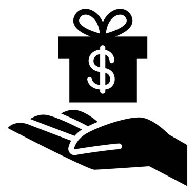 Bonus simgesi vektör illüstrasyon grafik tasarımı