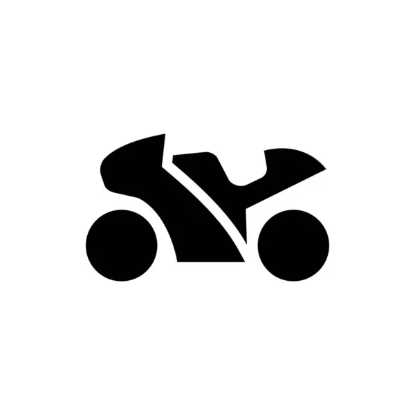 Icono Motocicleta Vector Ilustración Diseño Gráfico — Archivo Imágenes Vectoriales