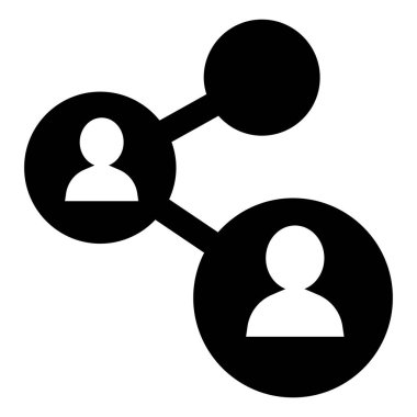 Sosyal ağ simge vektör çizim grafik tasarım