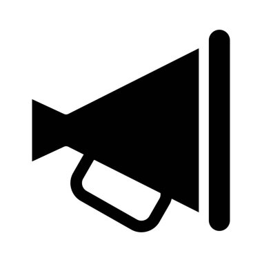 megafon simgesi vektör illüstrasyon grafik tasarımı