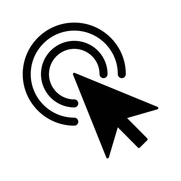 Simge vektör illüstrasyon grafik tasarımına tıklayın