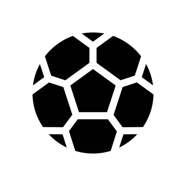 Icono Fútbol Vector Ilustración Diseño Gráfico — Archivo Imágenes Vectoriales