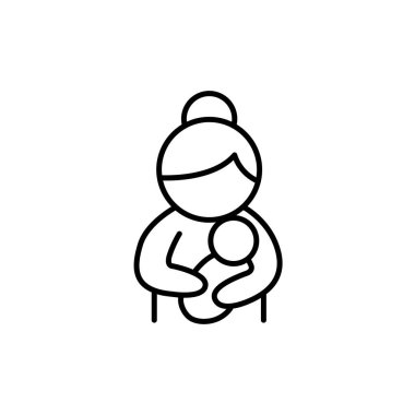 anne ve bebek simgesi