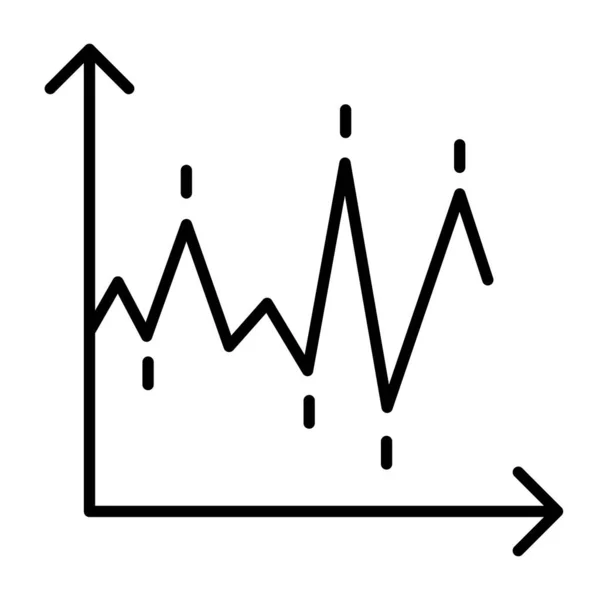 细线型矢量图形设计中的业务图图标 — 图库矢量图片