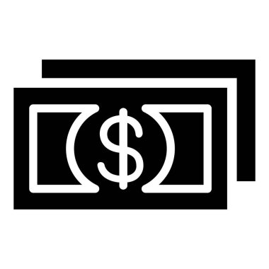 Para ikonu. Vektör illüstrasyon grafik tasarımı  